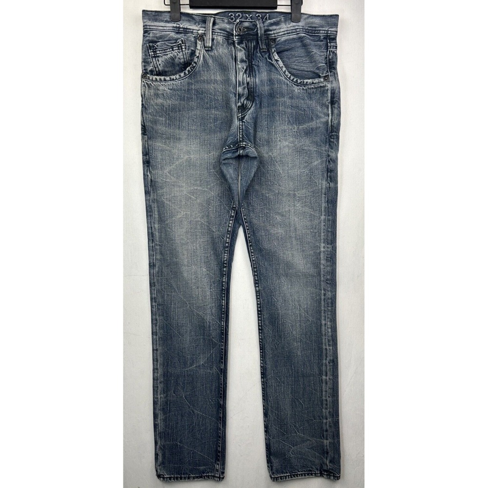 Artful Dodger Mens 32 100% Cotton Acid Wash Blue‎ Jeans